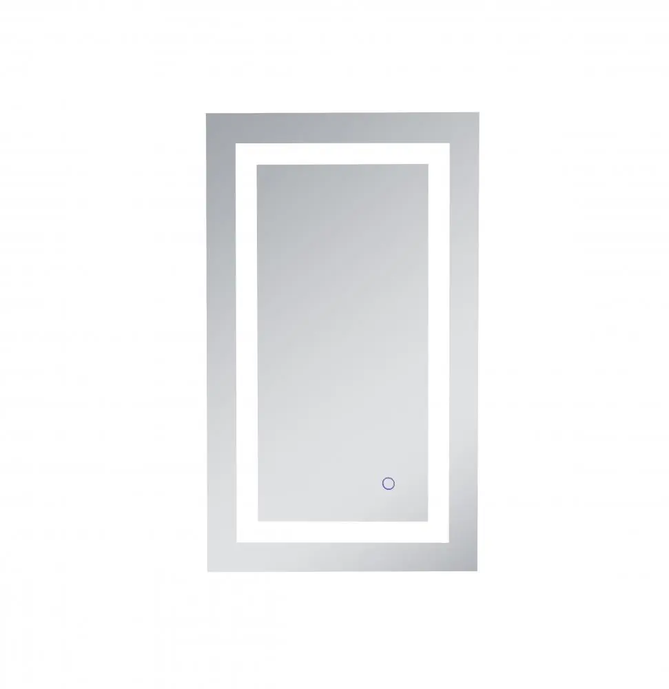 Elegant Bathroom Mirror (MRE11830) - 18x30 in. Helios Hardwired LED Mirror with Touch Sensor, Smart Control, 3000K-4200K-6400K Color Changing Temperature (Smart Control Category), Elegant Bathroom Mirrors