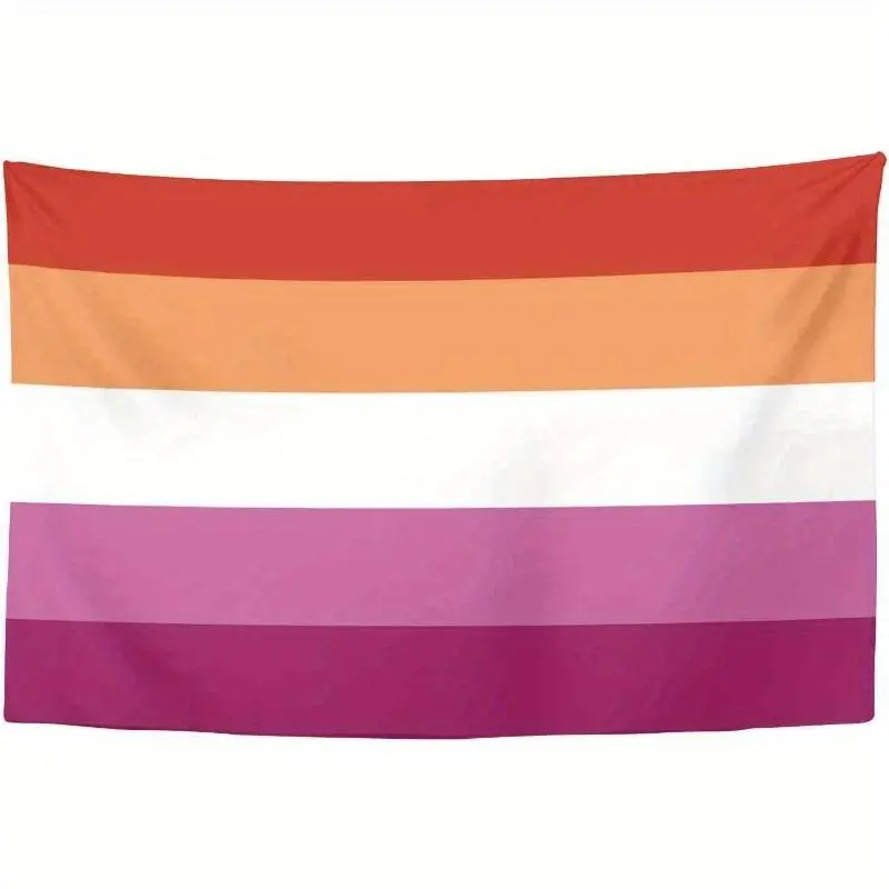 LGBTQ Lesbian Pride Fabric Tapestry, Home Decor Wall Hanging for Bedroom, Living Room