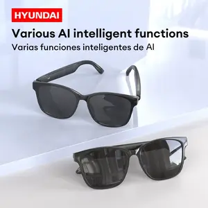 Bluetooth AI Smart Sunglasses with Translation Earphones & Camera - Multi-Function Glasses for Sports, Automatic Voice Assistance & Easy Control HYUNDAI