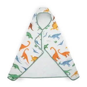 Toddler Hooded Towel - Dino Names