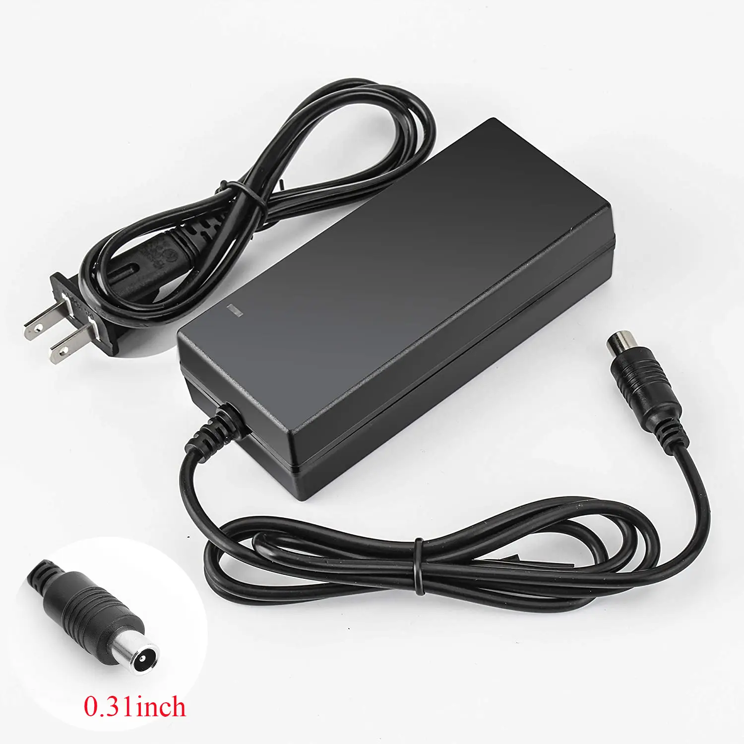 42V 1.5A Bird Electric Scooter Replacement Charger with Cable, US Plug Portable Plug-and-Play Power Adapter, Overload Guard Multi-Protection, Universal Fit for ES1L, ES2, ES4, E22 Skateboarding Gear