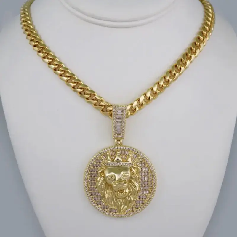 Cadenas & Colgantes - Chain W Pendants - 14K Real Color - Zircon Stone - 6mmX60cm