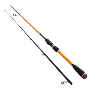 High-quality Orange Carbon Fiber Casting/lure Rod - 180cm/70.86inch - Stable Reel Seat, Ceramic Guides, One-piece Grip - Suitable for Small To Medium-sized Fish - A Great Gift for Fishing Beginners.