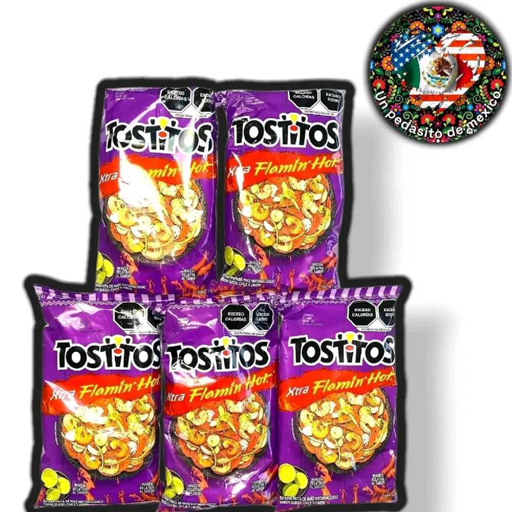 5 Pack Tostitos Xtra Flamin Hot