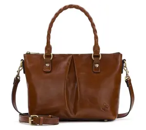 Patricia Nash Zora Distressed Leather Top Handle Bag