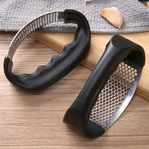 Stainless Steel Garlic Press, Manual Garlic Press, Kitchen Garlic Chopper, Household Kitchen Gadgets