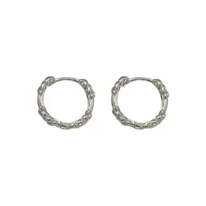 15mm Small Hoop Earrings for Men Women Streetwear Hip Hop Punk Unisex Style