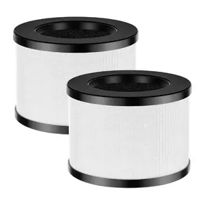 ToLife TZ-K1 Replacement Filter - 2 Pack Compatible with Air Purifiers MK01, MK06, KN6391, 3-in-1 H13 HEPA Filter, Activated Carbon & Pre-Filter
