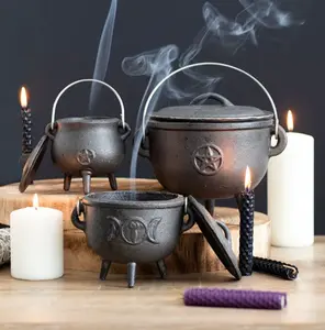 March Special! Cast iron witchcraft burning ritual tool, like perfume, exudes charming aromatherapy fresh fragrance