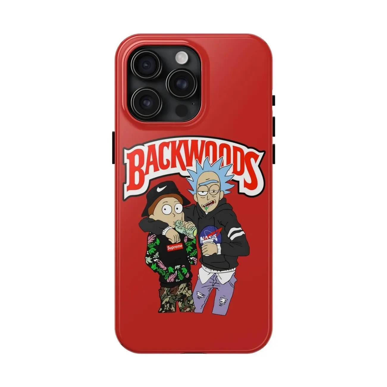 Backwoods Rick And Morty Slim Phone Case Compatible With iPhone 7, 8, X, 11, 12, 13, 14, 15, 16, 17 & SAMSUNG GALAXY S21 S22 S23 S24 S25 series E