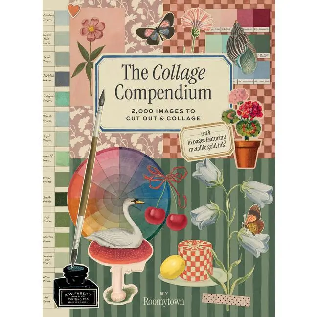 The Collage Compendium: 2,000 Images to Cut Out & Collage by Roomytown (Paperback)