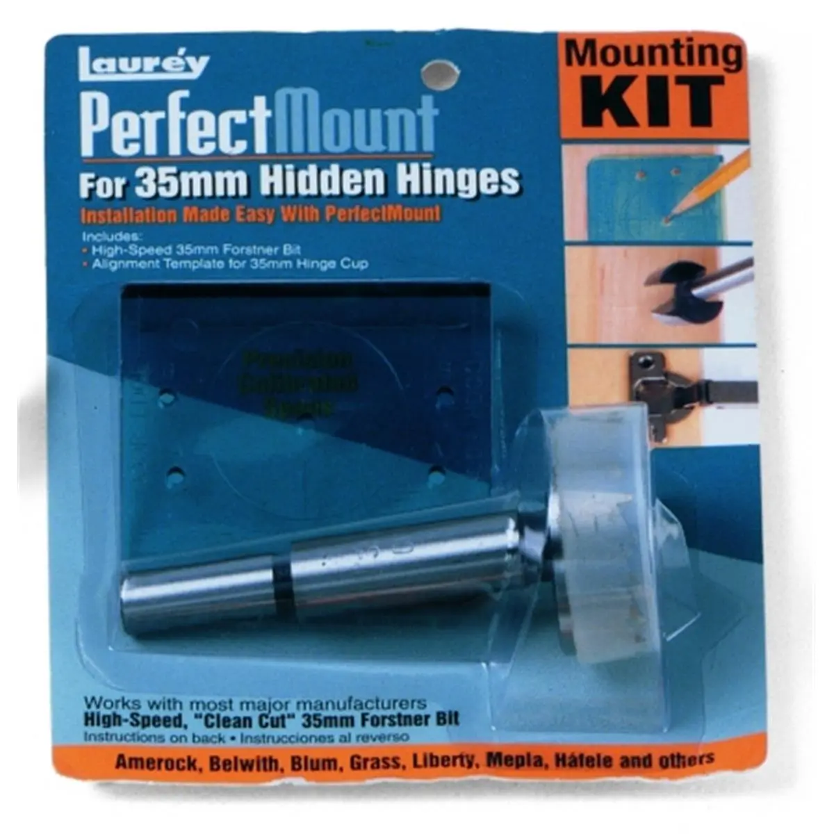 Strategic Brands 98301 Hidden Hinge PerfectMount Mechanical Hardware, Default Option for Mounting Applications