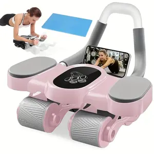 Ab wheel, abdominal wheel, abdominal muscle wheel, abdominal fitness equipment, strength training set, suitable for living room, home, indoor, gym, etc., burn fat, shape muscle, fitness, beauty, plasticity gift.