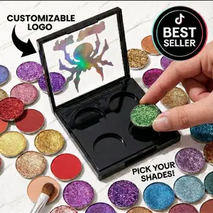 All Chrome, Quad 4 pan CUSTOM Eyeshadow Palette