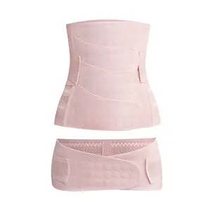 Postpartum Abdominal Binder for Women – 4-Panel Breathable Belly Wrap for Postnatal Recovery, Support for Natural & Cesarean Birth, Waist Shaping Girdle