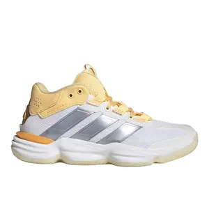 adidas Womens Courtstabil Volleyball Volleyball Sneakers Shoes - Orange, White