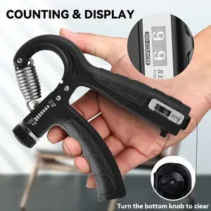 Heavy Duty Hand Grip Strengthener -Adjustable 5-60kgResistance Levels,Ergonomic Grip Trainer with HeavyDutySprings-Manual Strength Training Equipment forHomeGym, Muscle Building