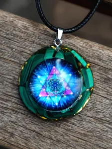 A Power Organ Chakra Pendant Necklace For Women Men Reiki Healing Natural Stone Necklace Yoga Meditation Jewelry Lucky Gift