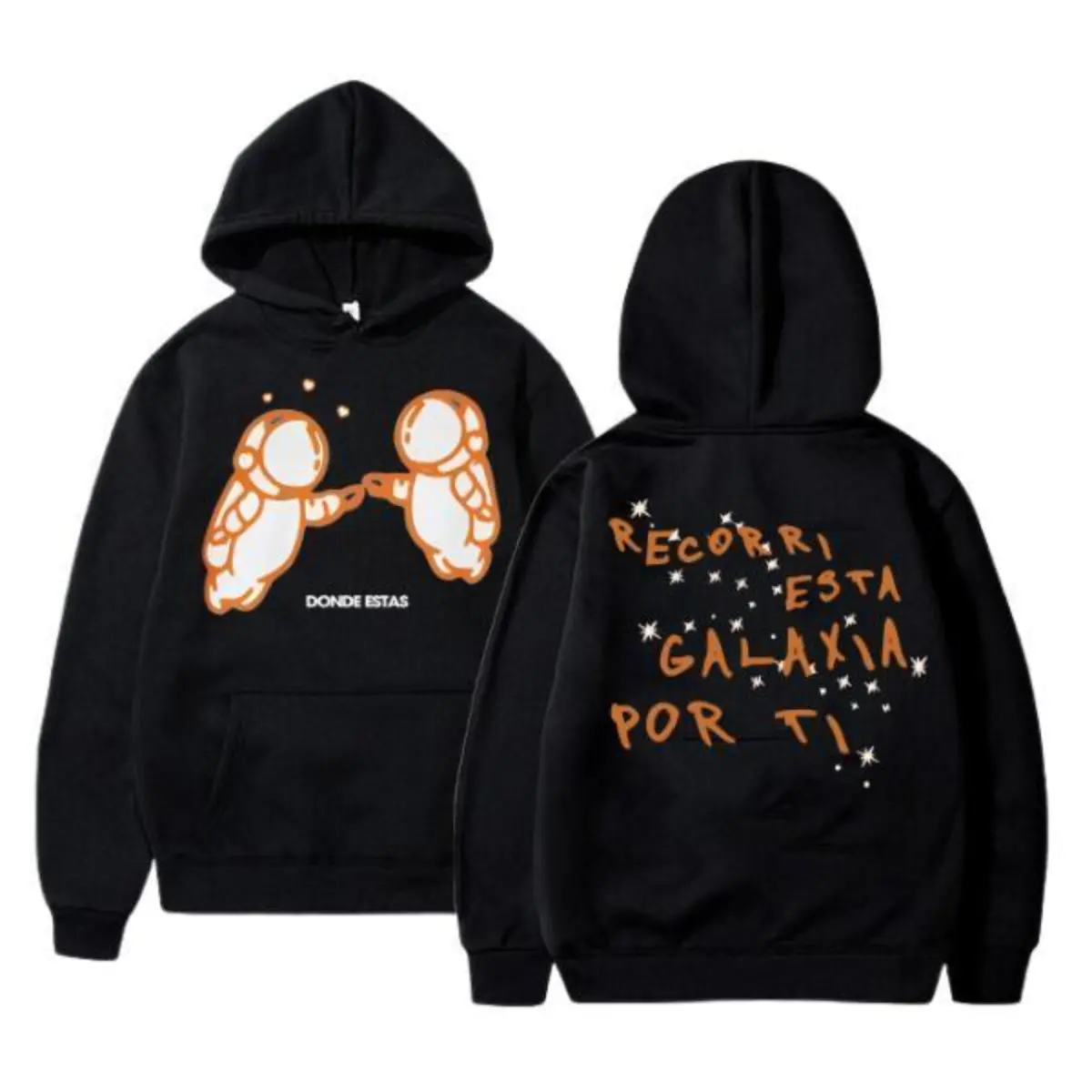 Ivan Cornejo Donde Estas Menswear Fleece Hoodie - Longsleeves Pullover, Unisex Graphic Printed Casual Top, Mirada Tour Fan Gift for Birthday, Holiday, Casual Fashionable Outerwear