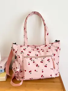 Ladies' Fashionable Small Tote Bag, Simple Casual Design, Large Capacity for Daily Commuting & Shopping, Practical Versatile Accessory, Casual Trendy Bag, Stylish Versatile Bag