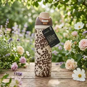 NEW Owala "Cowgirl Core" 32 oz Free Sip *Special Edition* Western Cow Brown