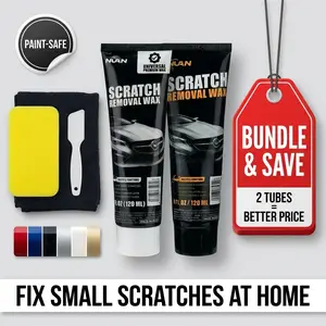 NUAN Premium Car Paint Polishing Wax Kit with Paste & Wipe