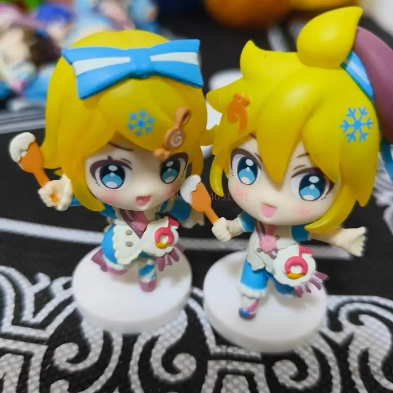 Original Hatsune Miku Gashapon Action Figure Rin Luka Len Meiko Kaito Ex Cashapon Collectible Toys Anime Ornaments Gift