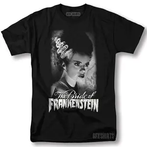 [Sale Up To 45%] The Bride of Frankenstein Shirt Horror Movie Vintage Graphic T-Shirt, Gift For Fan, Gift For Her, Gift For Him