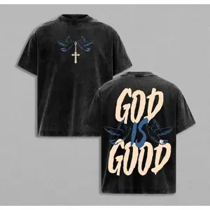 valentine shirts God is Good Christian T-shirt Washed, Bible Verse Hoodie, Sweatshirts, Jesus Hoodie, Church Outfit Unisex Oversized Graphic Tee For Men and Women Aesthetic Clothes Religious Clothing