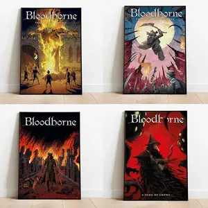 Bloodborne Poster Unframed, Eileen the Crow Wall Decor, Bloodborne Video Game Poster, Aesthetic Gaming Poster, Christmas Birthday Gift Idea, Video Game Art, Gaming Wallart