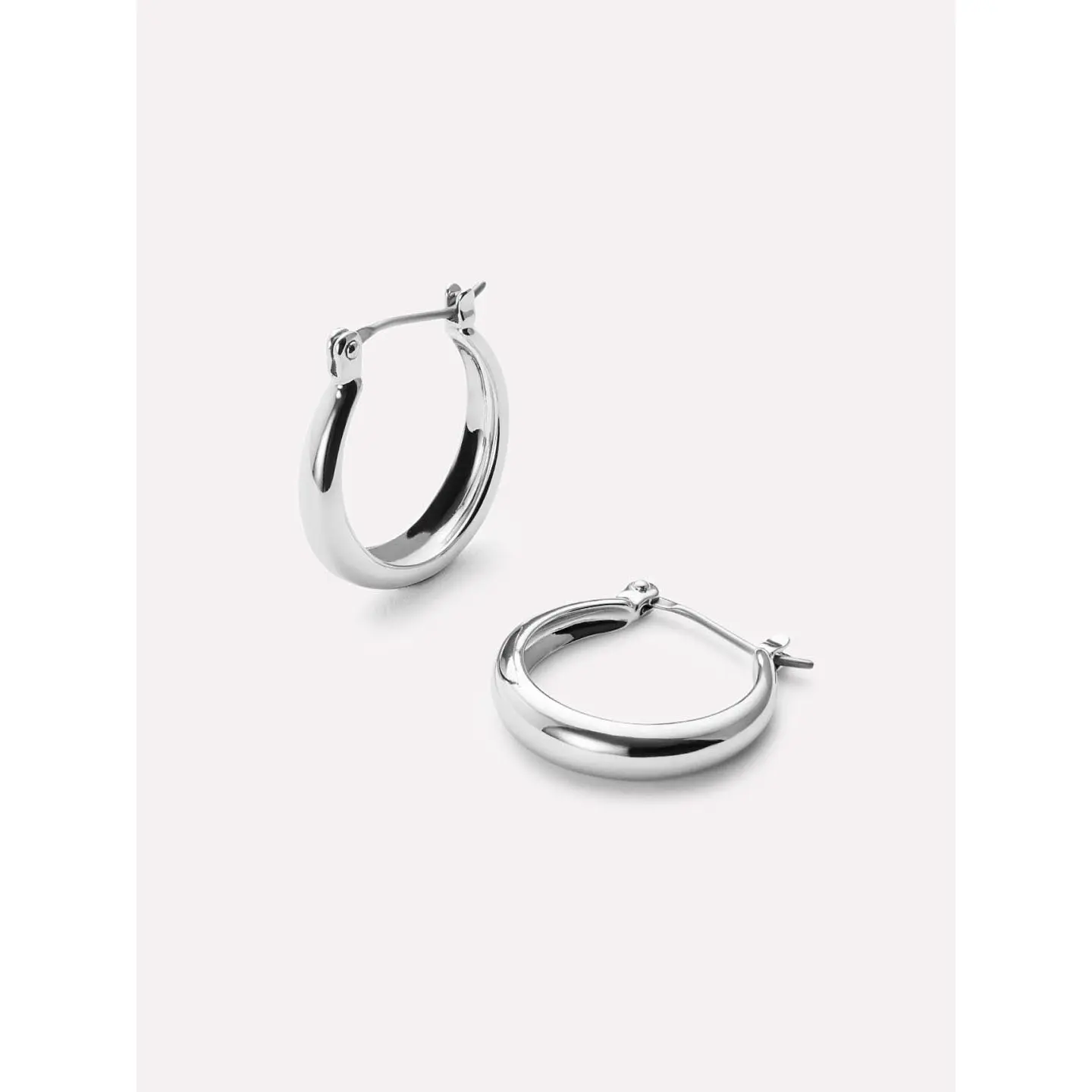 Endless Hoop Earrings - Venus Silver