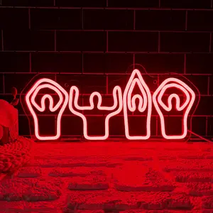 Ohio State Football Team Silhouette Home Decor Neon Sign，Suitable for college dormitories, bedrooms, gifts for fans, Neon Light, Home Decor Lighting