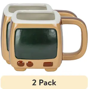(2 pack) TV Color Change Sculpted Mug 19 oz