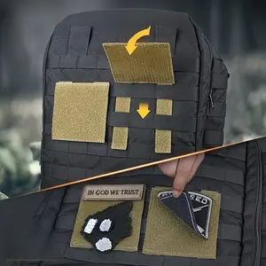 Molle Patch Panel, Tactical Molle Multi Functional Backpack Seal Base Convenient Outdoor Name Sticker Felt Molle Patch Board with Additions Base Morale Seal Base Tactical Vest Functional Base Tactical Backpack Additions Embroidered Patches