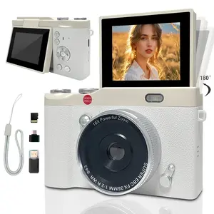 Vintage Student Camera, Flip Screen Portable Camera for Teens, Pocket Camera with Filters, Entry-Level Digital Camera with Memory Card, Perfect for Back to School, Christmas & Thanksgiving #SummerWins #DealsForYouDays