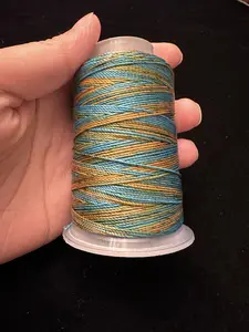 Twisted nylon cord micro macramé cord collection section dyed for crochet knitting sewing jewelry making Weaving
