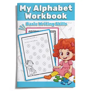 Alphabet Activity Workbook for Kids, Learn to Recognize Letters, Match Uppercase and Lowercase, Find and Color Activities, Fun ABC Learning Book for Preschoolers