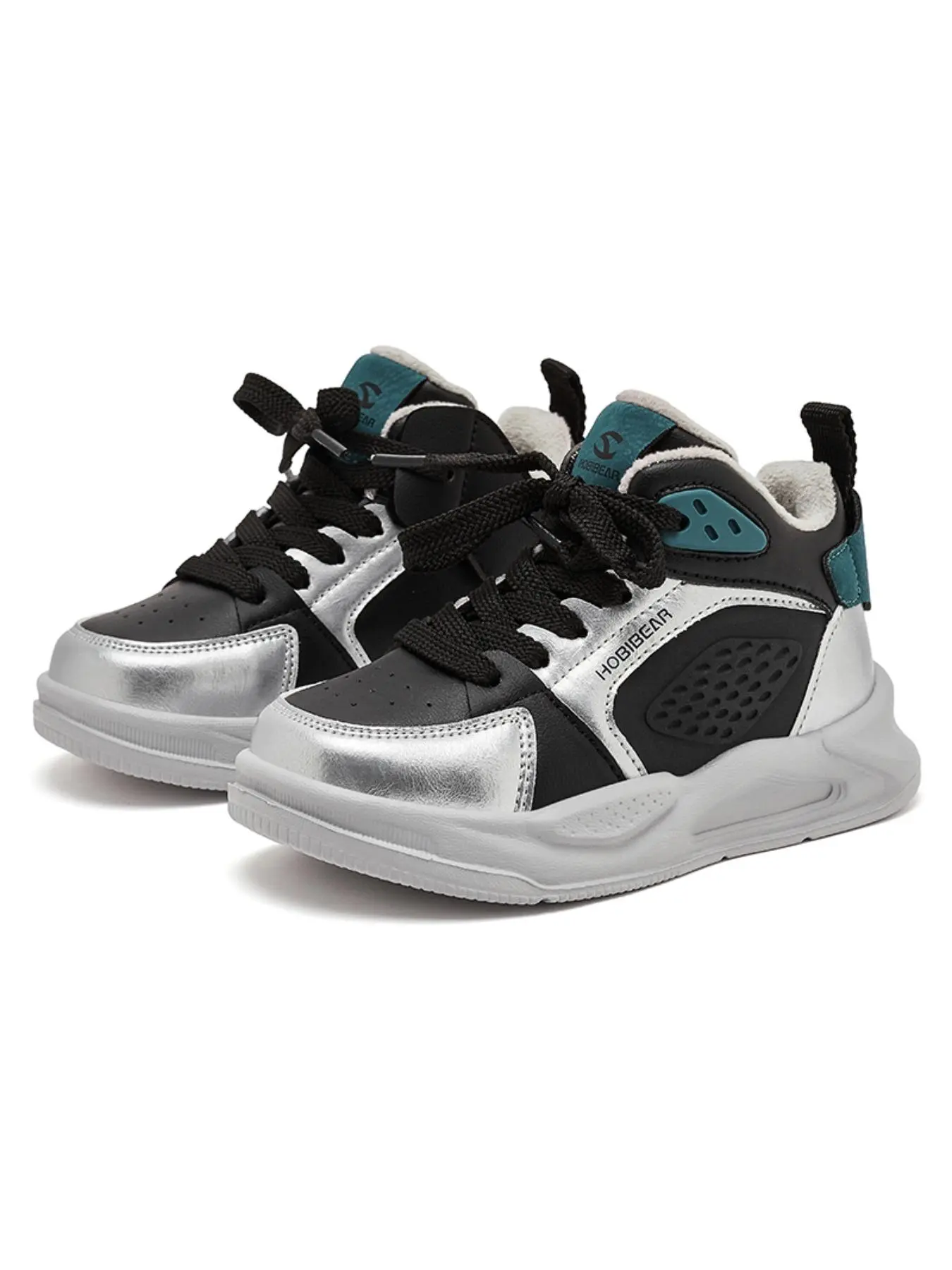 HOBIBEAR Boys' board shoes, winter sports shoes, thin velvet outdoor low tube cotton shoes, casual shoes, Sneakers Trainer Shoes, Sports Skate Shoes, Skateboard Shoes