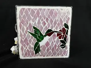 Custom order handmade stained-glass lighted blocks