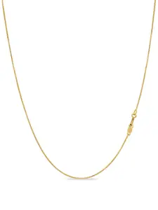 KEZEF 925 Sterling Silver Thin Necklace for Women Men - Hypoallergenic Italian Box Chain 0.7mm | Length 16" - 36" | Made in Italy Fashion Jewelry