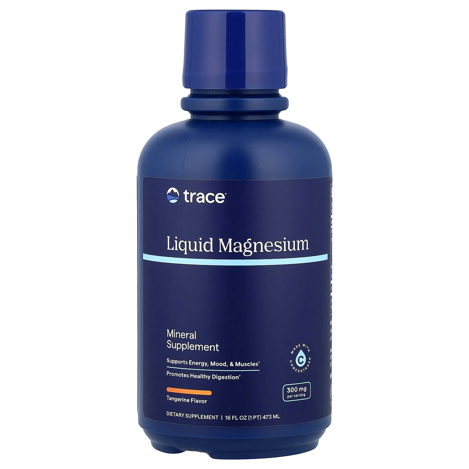 Trace Liquid Magnesium, Tangerine, 16 fl oz (473 ml)
