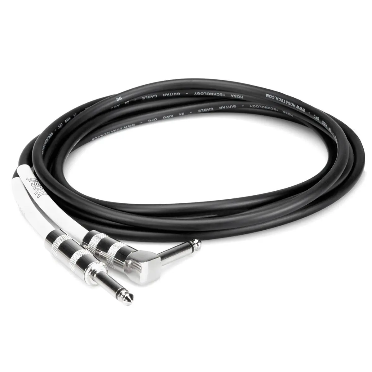 Hosa Technology Single Guitar Cable - Straight to Right-Angle, 25' Length