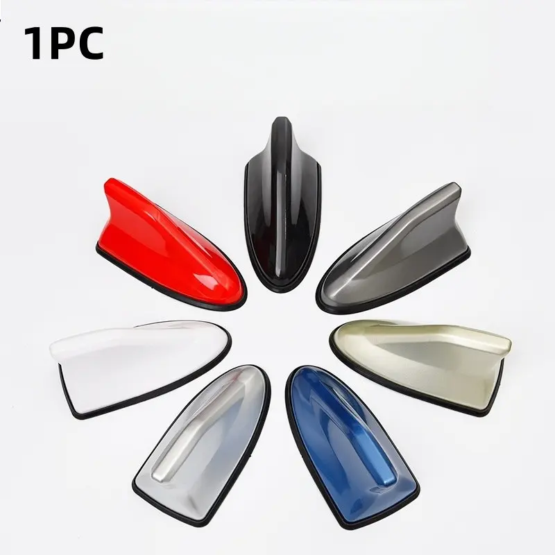 1 Pcs Car Shark Fin Antenna, Truck Antenna, Universal Enhanced Signal Roof Mount Antenna Decor, Suitable for All Models, Car Gadgets, Automotive Accessories