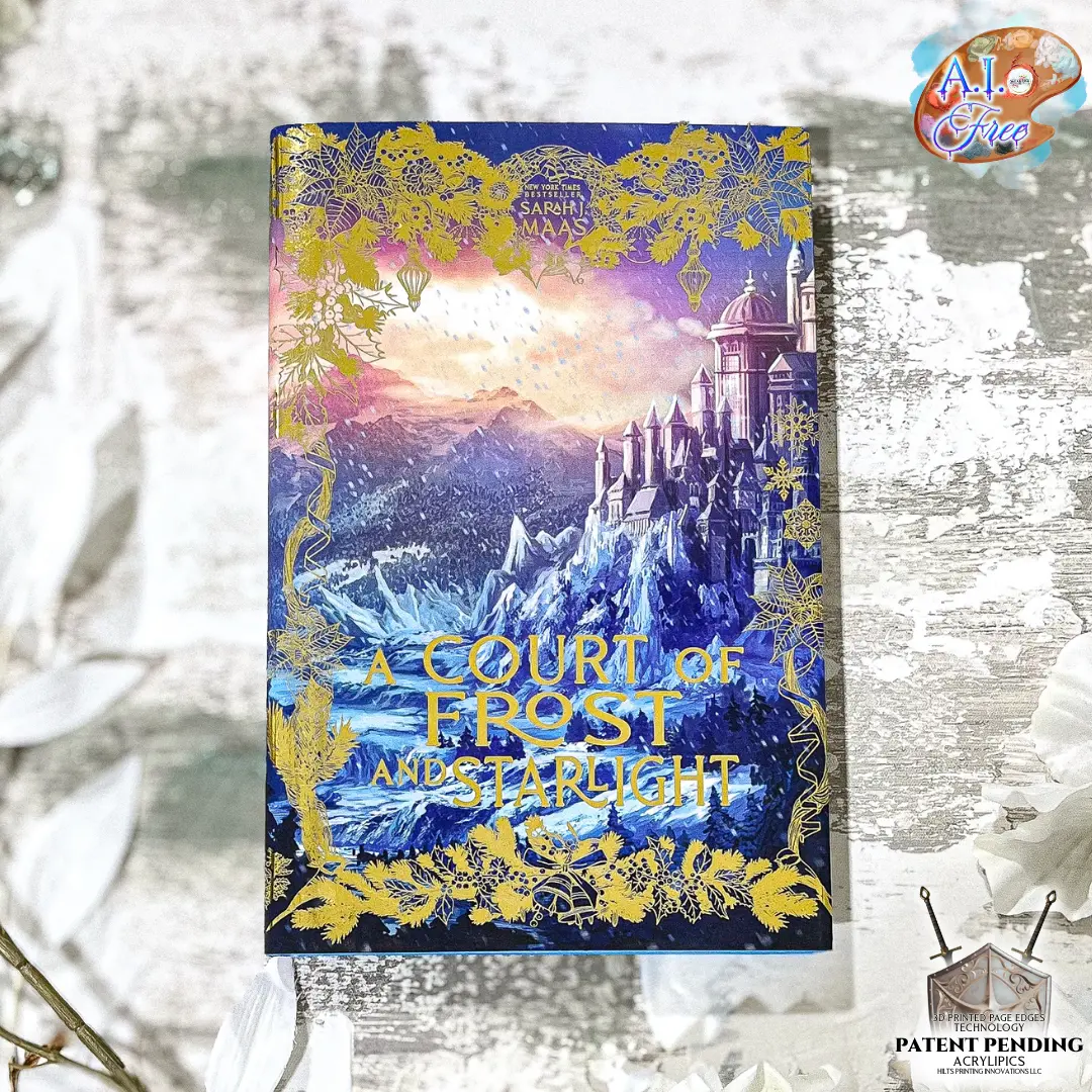 A Court of Frost and Starlight by Sarah J. Maas - Fiction Books with 3D Printed Pages and Patent-Pending 3D Technology