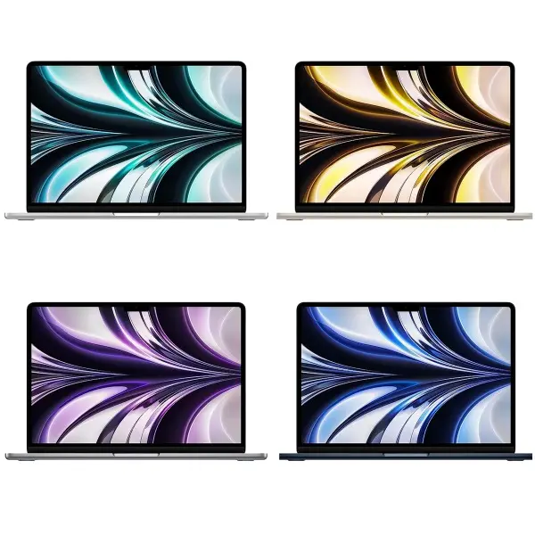 Refurbished Apple MacBook Air 13" (2022) MLY33LL/A M2 8GB RAM All Colors - Premium
