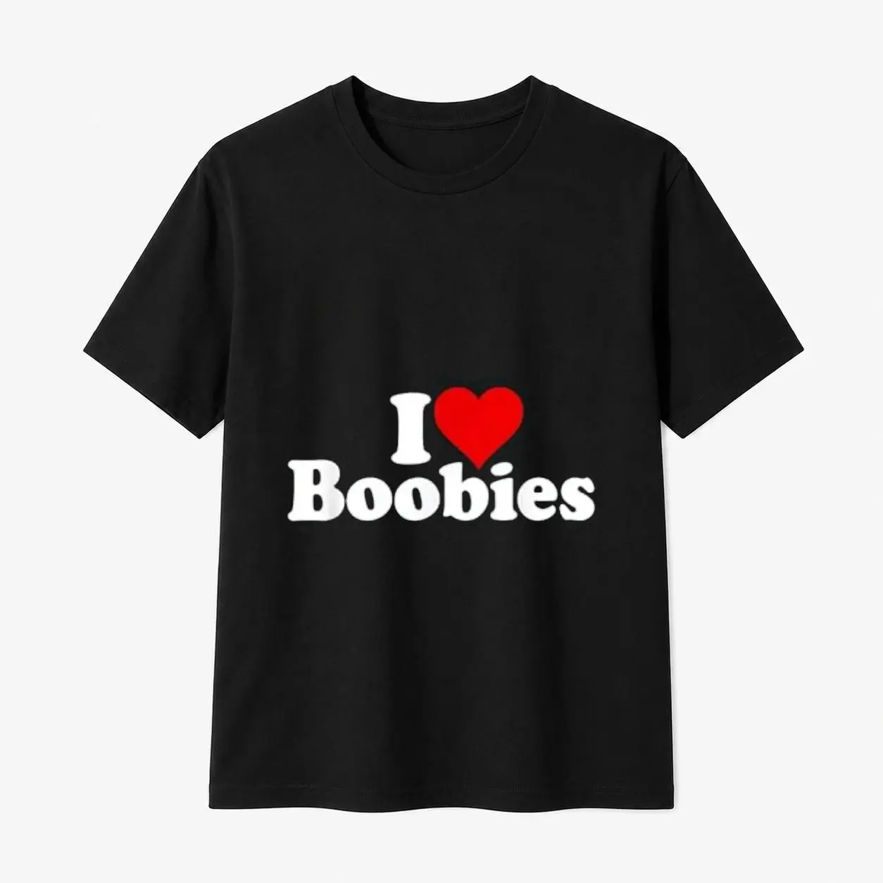 100% Cotton Women's I Love Heart Boobies T Shirt
