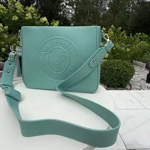 Valentino Orlandi Logo Embossed Crossbody