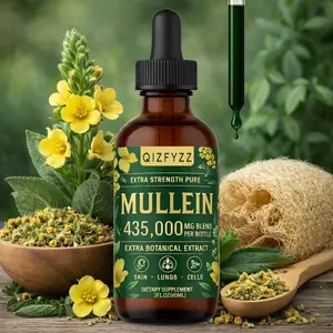 Mullein Leaf Drops | Lung Cleanse & Respiratory Support with Mullein Leaf & Marshmallow Root | 2 fl oz