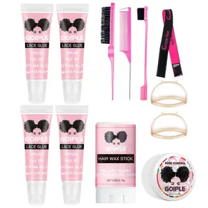 【Spring Glow-Up】Wig Glue Lace Glue for Lace Front Lace Wigs, 0.5 OZ Waterproof Lace Front Wig Glue for Wigs, Strong Hold Transparent Lace Adhesive for Hair