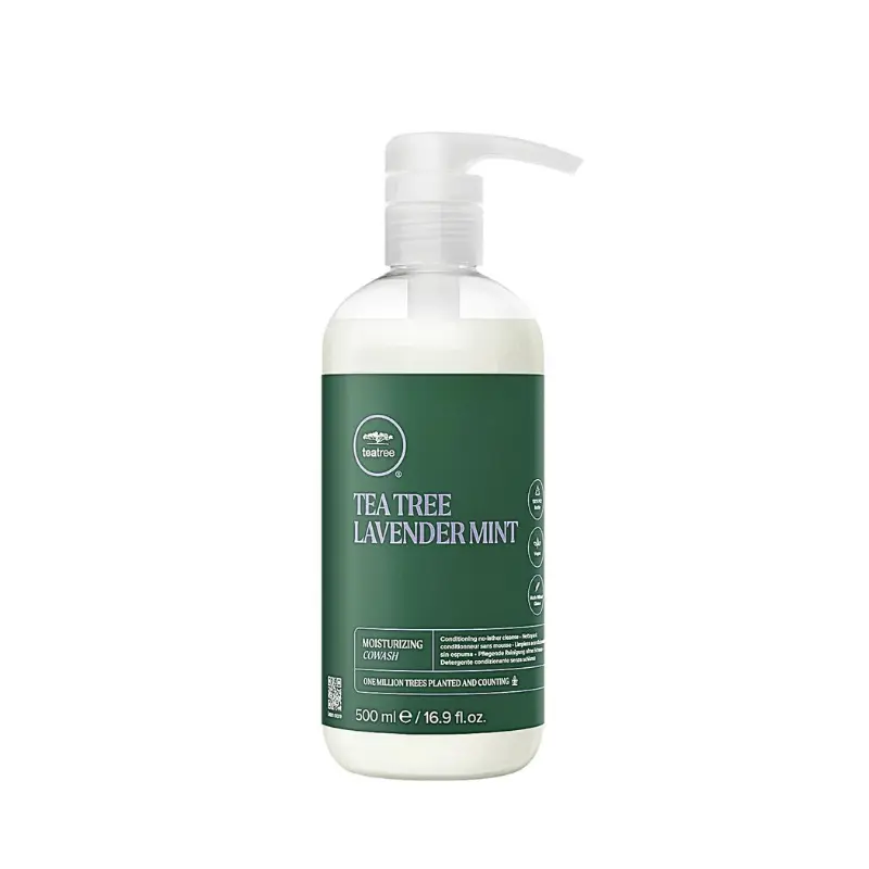 Tea Tree Lavender Mint Moisturizing Cowash, Cleansing Conditioner, For Coarse, Curly + Dry Hair